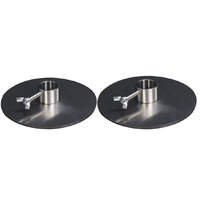 Stainless Steel Souvlaki Gyros Discs 28mm(1 inch) (x2) - Flaming Coals