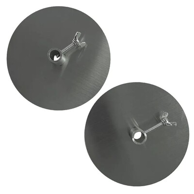 Souvlaki Stainless Steel Gyros Plate 14mm x2