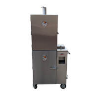 Gravity Fed Smoker - Extra Large - Flaming Coals