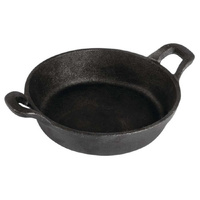 Round Cast Iron Eared Dish 180mm | Olympia