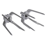 Rotisserie Forks for Everdure Hub BBQ Spit