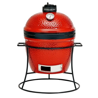 Kamado Joe Jr with Cast Iron Stand 