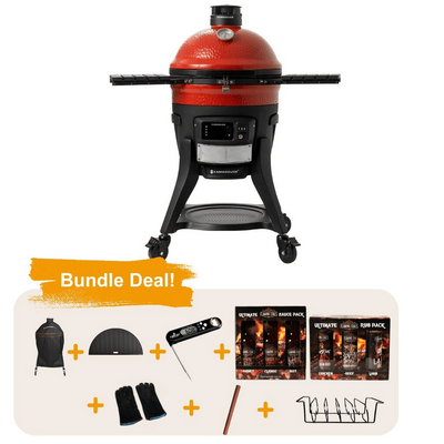 Kamado Joe - Classic Konnected Digital Charcoal Grill and Smoker - Bundle