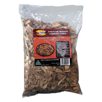 100% Australian Smoking Wood Chips - 1Kg Peach | Outdoor Magic
