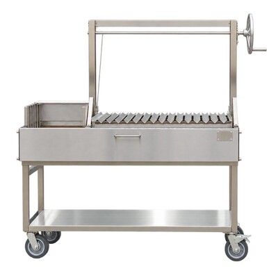 Classic Parrilla Argentina Grill with Brasero - Stainless Steel