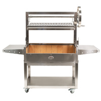 Stainless Steel Parrilla Argentinian BBQ with Rotisserie 885mm x 550mm