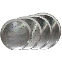 Perforated Aluminium Pizza Trays 225mm - 330mm diameter - Flaming Coals