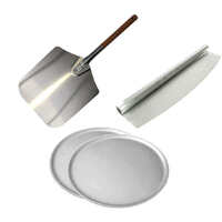 2 Large Pizza Trays, Pizza Cutter & Pizza Peel | Vogue