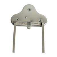 Flaming Coals Clover Rotating Mechanism Stainless Steel for Cyprus Grill Spit