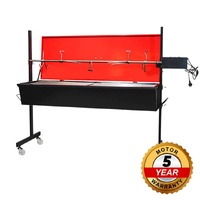 Warrior Pig Spit Roaster - 60kg Capacity | Flaming Coals