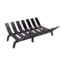Fireplace Heavy Duty Steel Wood Holder Basket Fire Grates 19”- 485mm