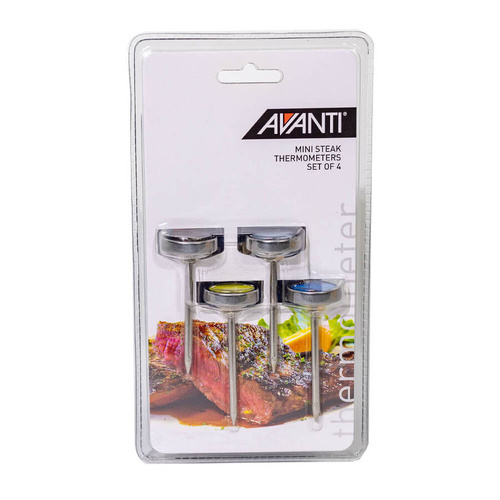 Mini Steak Thermometer - Set of 4 | Avanti