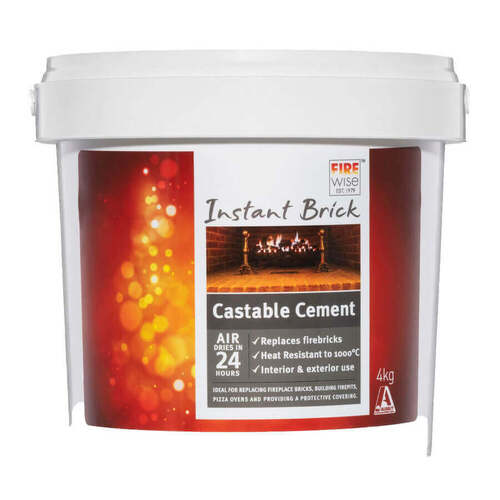 Instant Brick Castable Cement by Fire Wise