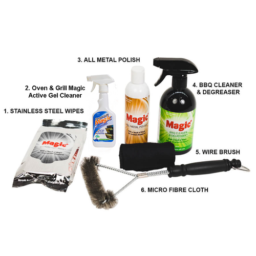 BBQ Cleaning Kit Combo Pack by Magic