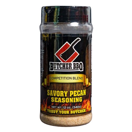 Savoury Pecan Seasoning Rub 340g by Butcher BBQ