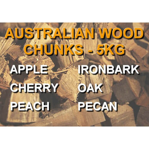 100% Australian Smoking Wood Chunks - 5Kg by Aussie Smoke