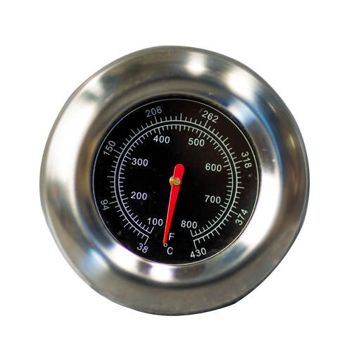 Pizza oven or BBQ temperature gauge/thermometer by Flaming Coals