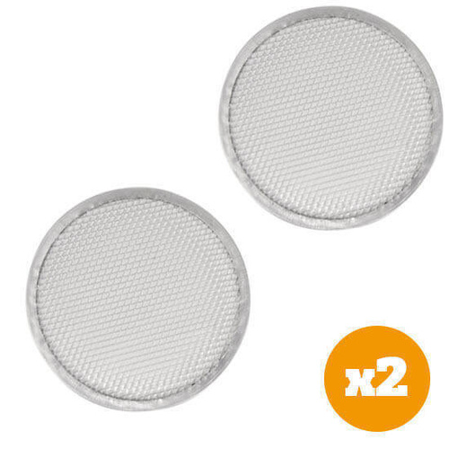 2 x Aluminium Mesh Pizza Screens Tray 300mm | Vogue