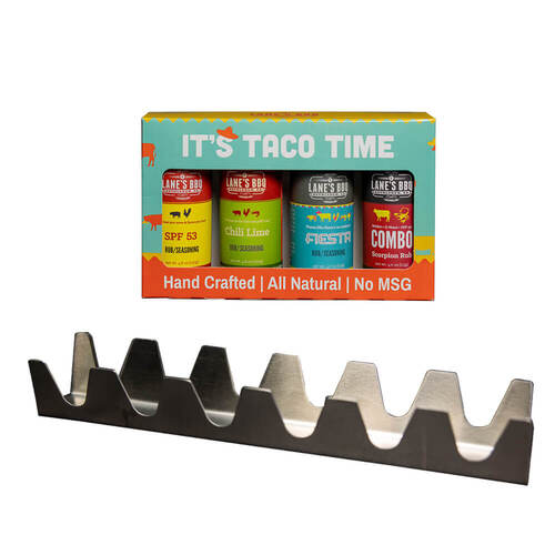 Taco Rubs and Taco Holder Combo Pack