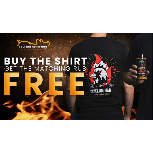 Flaming Coals T-shirt- Chicken
