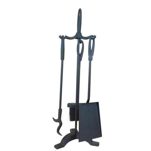 Fireplace tool set - 3 piece plus stand