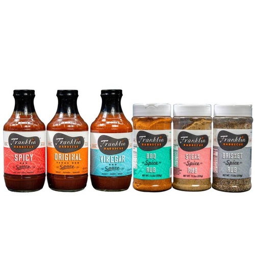 BBQ Rubs and Sauces Combo Pack - Franklin Barbecue