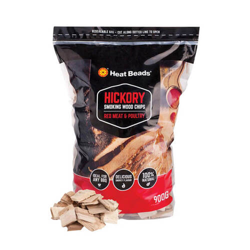 Heat Beads Hickory Wood Chips 900g