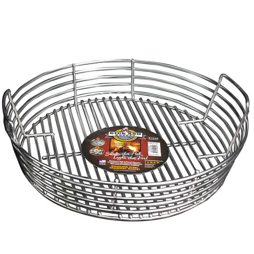 Kick Ash Basket for XL Big Green Egg in Stainless Steel