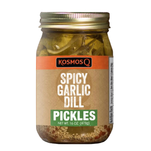 Spicy Garlic Dill Pickles by Kosmos Q