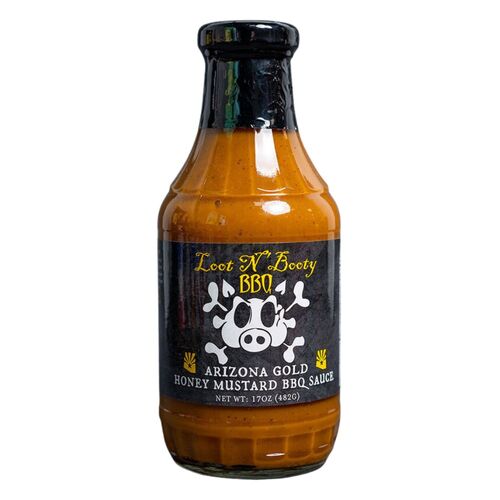 Arizona Gold Honey Mustard BBQ Sauce | Loot N' Booty BBQ