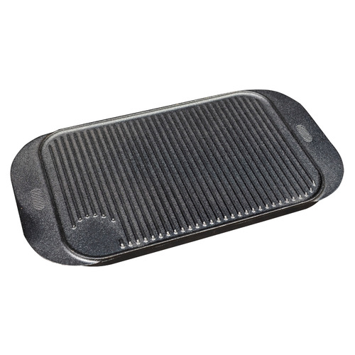 Vogue Reversible Cast Iron Double Sided Griddle Pan