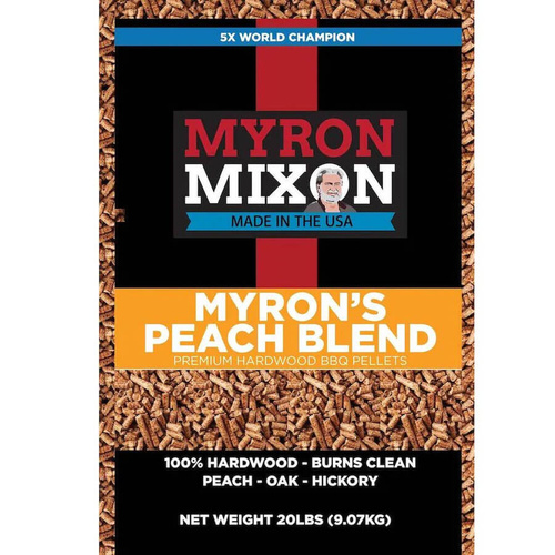 Peach Blend BBQ Pellets  9kg | Myron Mixon 