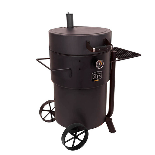 Bronco Pro Drum Smoker - XL Large - BLACK | Oklahoma Joe