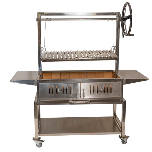 Deluxe Parrilla BBQ Grill with Firebricks
