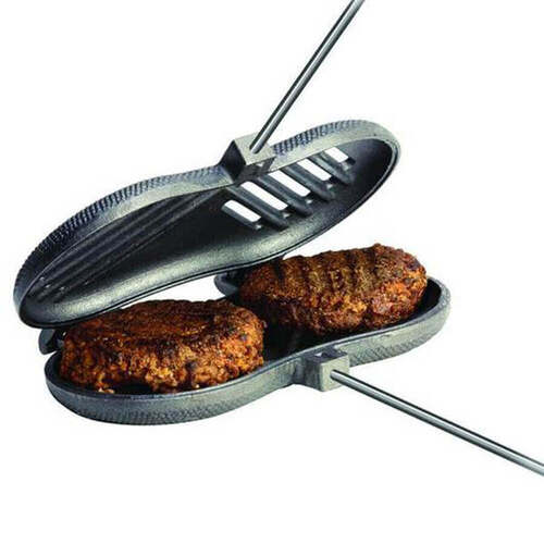 Rome Double Burger Griller - Cast Iron