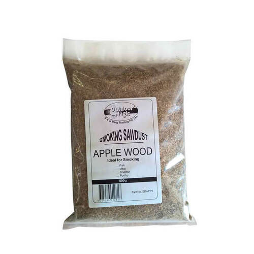 Apple Wood Smoking Sawdust 500g Flaming Coals