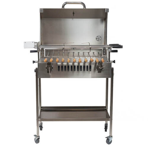 Cyprus Multispit Stainless steel Charcoal Rotisserie S/S
