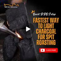 Fastest Way to Light Charcoal for Spit Roasting | Quick BBQ Setup image