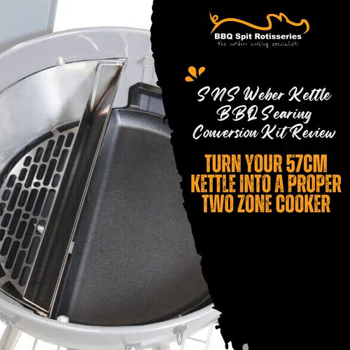 SNS Weber Kettle BBQ Searing Conversion Kit Review: Turn Your 57cm Kettle Into A Proper Two Zone Cooker image