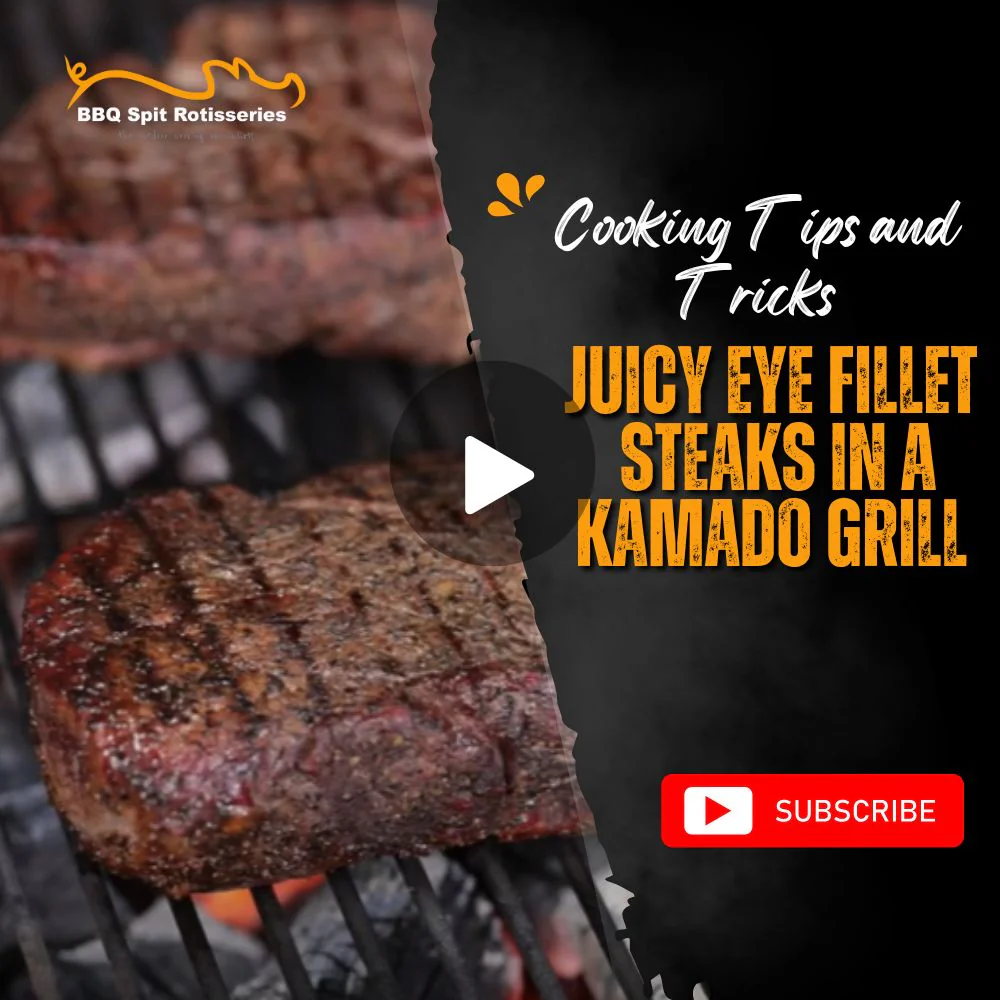 Juicy Eye Fillet Steaks in a Kamado Grill (Cooking Tips and Tricks) image