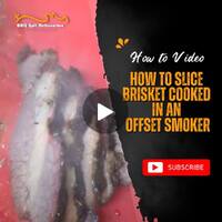 How to Slice Brisket Cooked in an Offset Smoker image