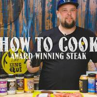 How to cook an Award Winning Steak using a Kettle BBQ image