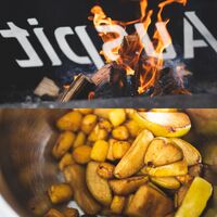 How to Cook Cinnamon Sugar Apples and Pineapple in the Auspit Spitmate (tumbler) image