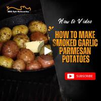 Smoked Potatoes | How to make Smoked Garlic Parmesan Potatoes image