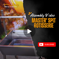 Flaming Coals 'Master' Spit Rotisserie Assembly Video image