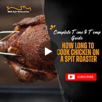 How Long to Cook Chicken on a Spit Roaster | Complete Time & Temp Guide image