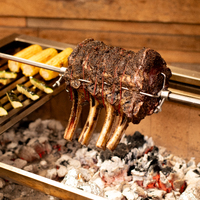 How to Cook a Prime Rib Roast on an Argentine Grill with a Rotisserie image