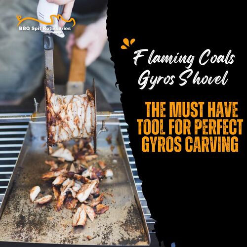  Flaming Coals Gyros Shovel: The Must Have Tool For Perfect Gyros Carving image