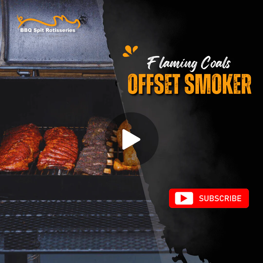 Flaming Coals Offset Smoker image