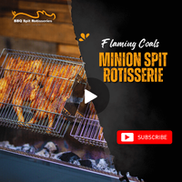 Flaming Coals Minion Spit Rotisserie: The Best Entry-level Spit Rotisserie for Roasts, Chicken or Suckling pig image